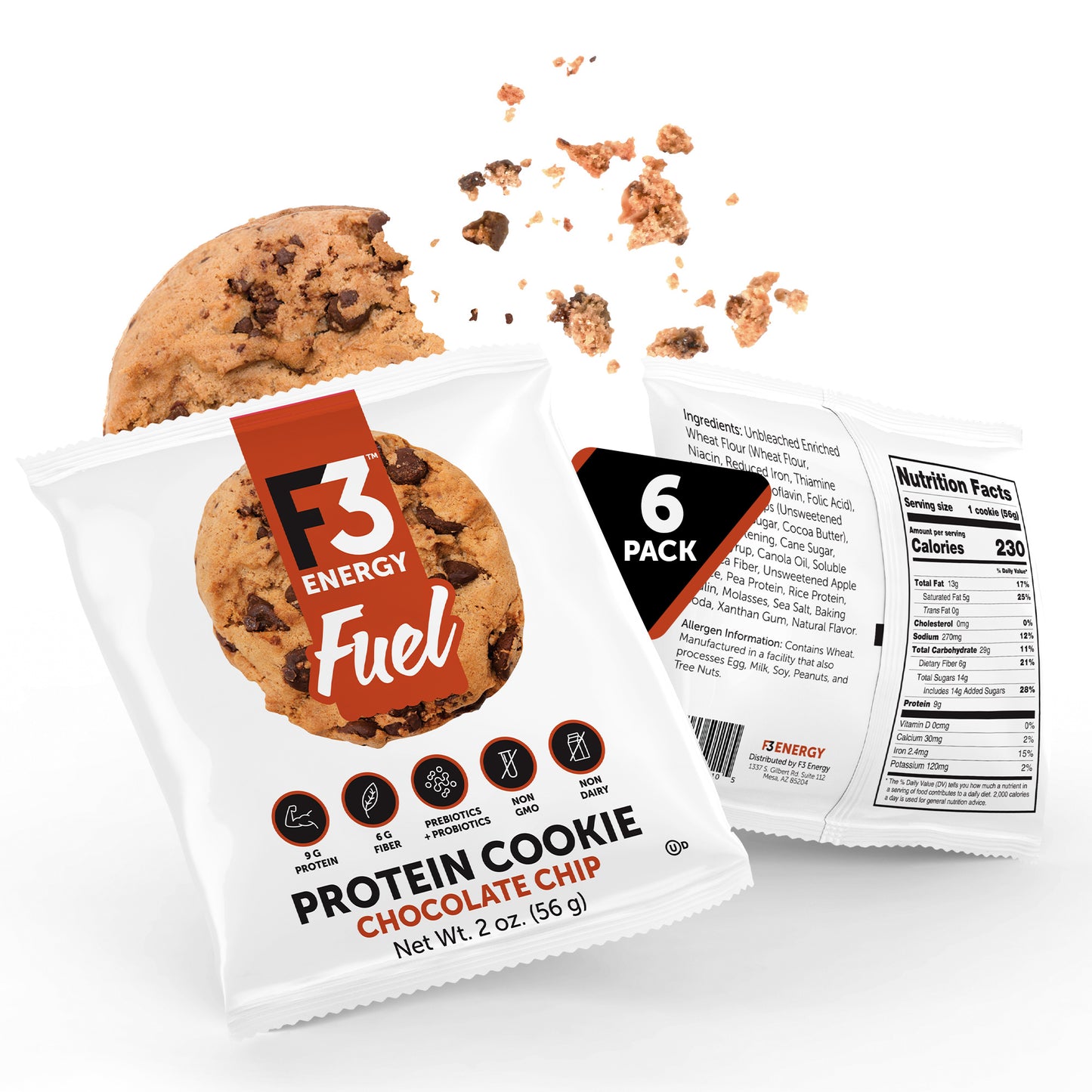 
                  
                    Protein Cookie Chocolate Chip 6 Pack
                  
                