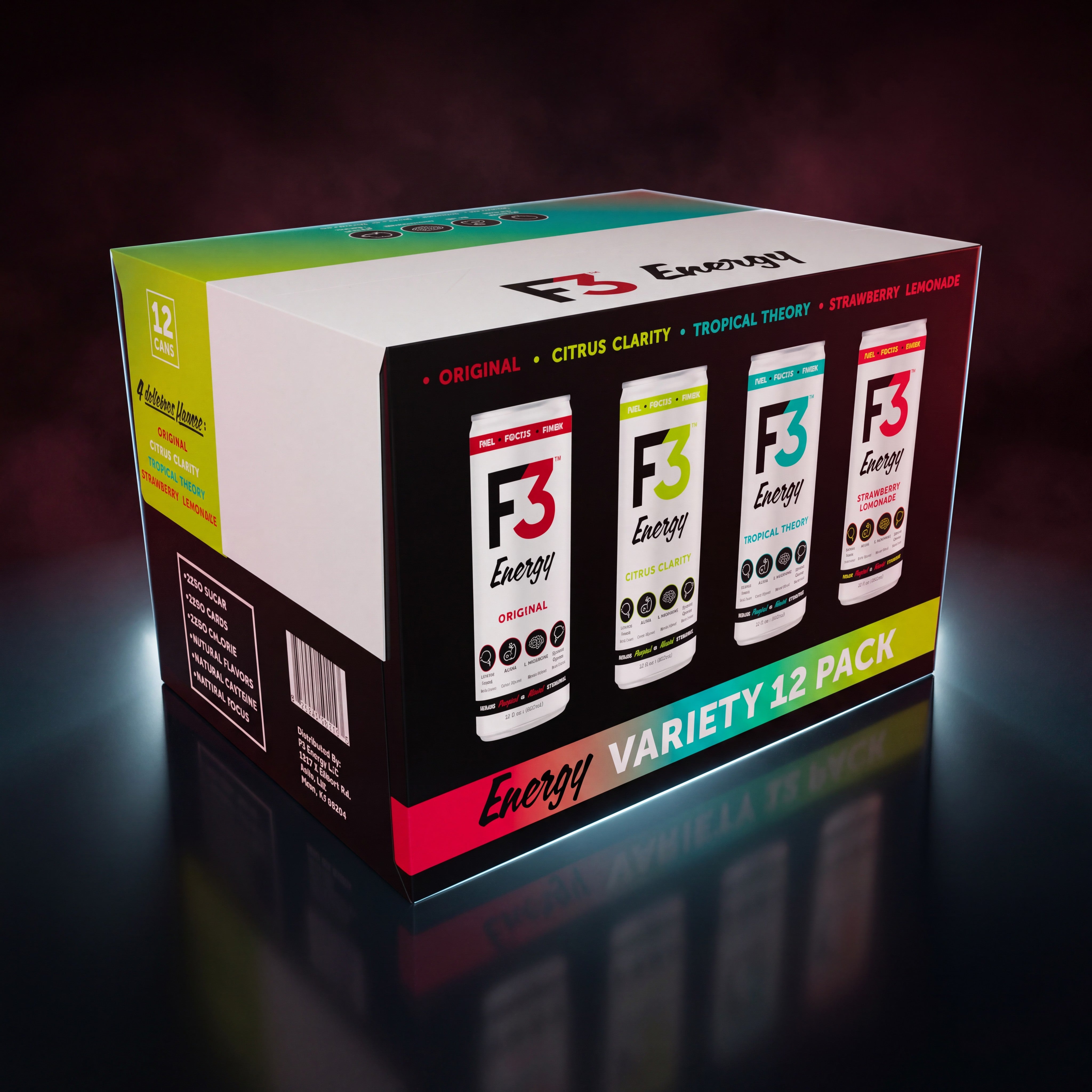 F3 Energy Variety Pack | F3 Energy Variety 12 Pack | F3 Energy LLC