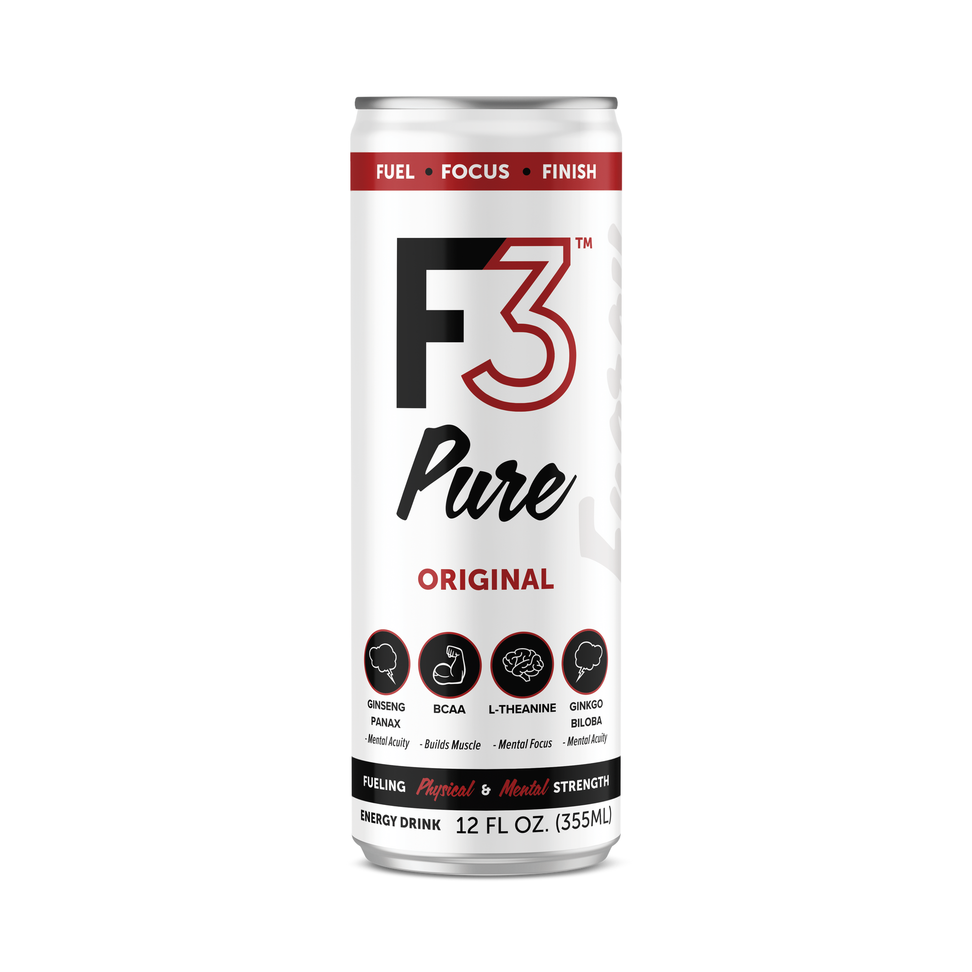 F3 PURE Original Energy Drink - 12 Pack – F3 Energy
