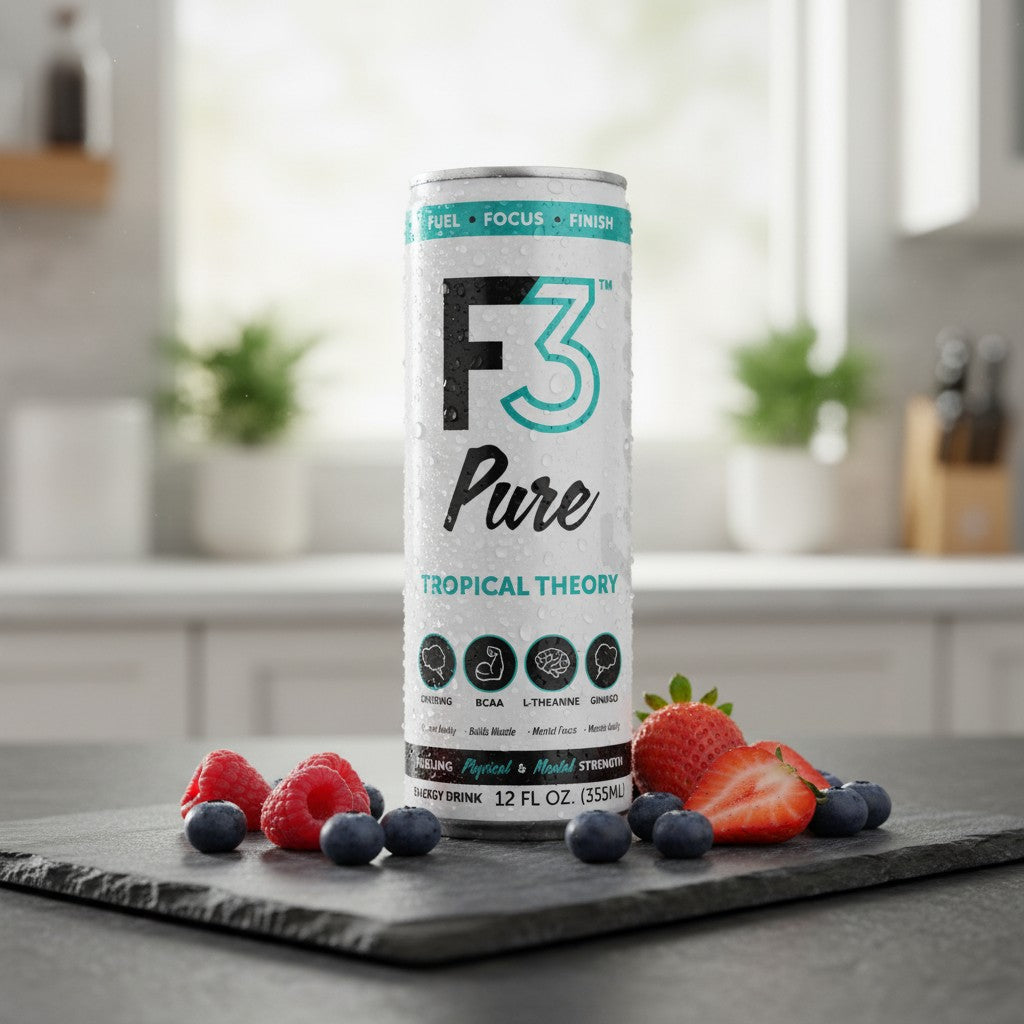F3 PURE Tropical Theory Energy Drink - 12 Pack – F3 Energy