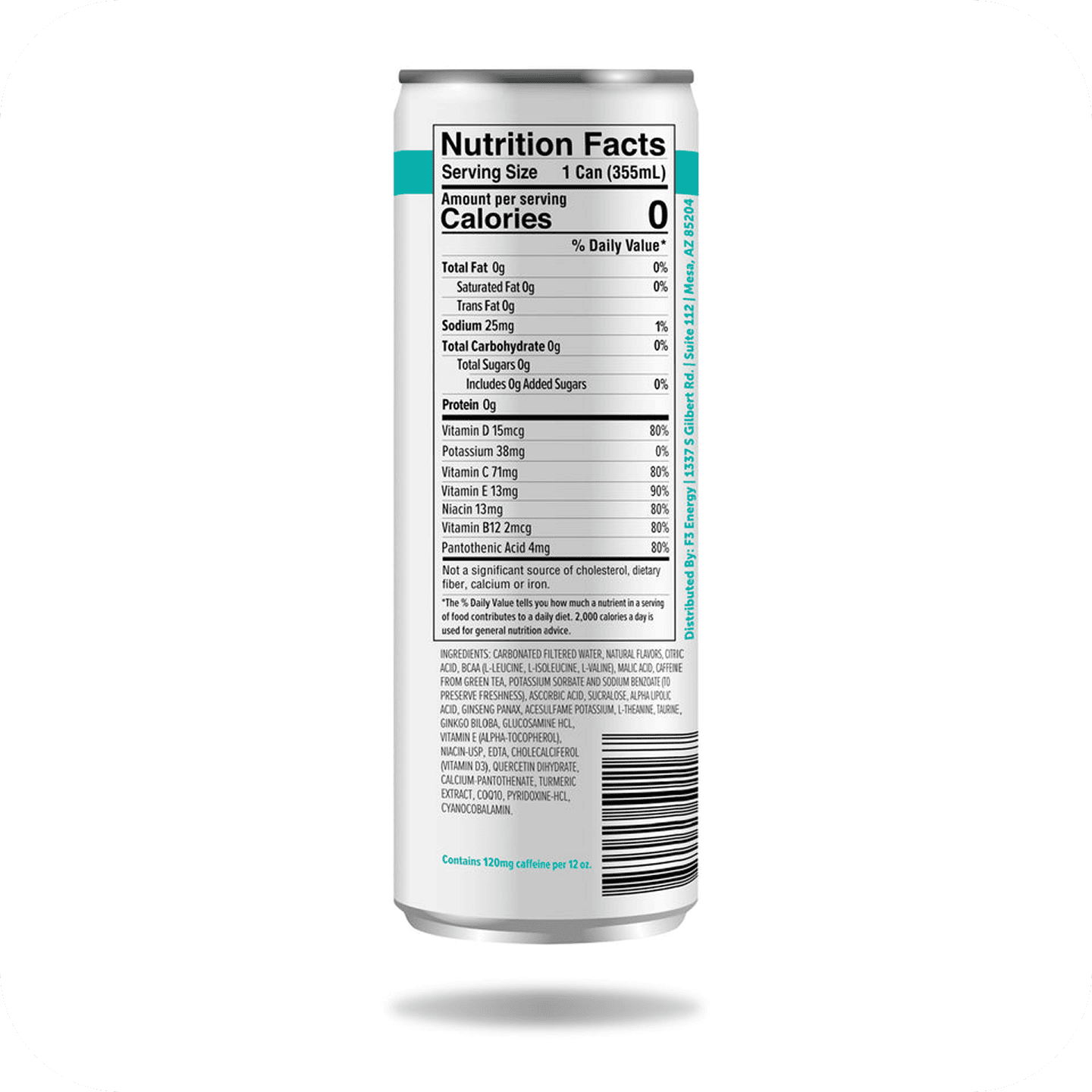 A single monstera leaf in a clear glass vase against a white background.