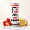 F3 PURE Strawberry Lemonade Energy Drink - 12 Pack